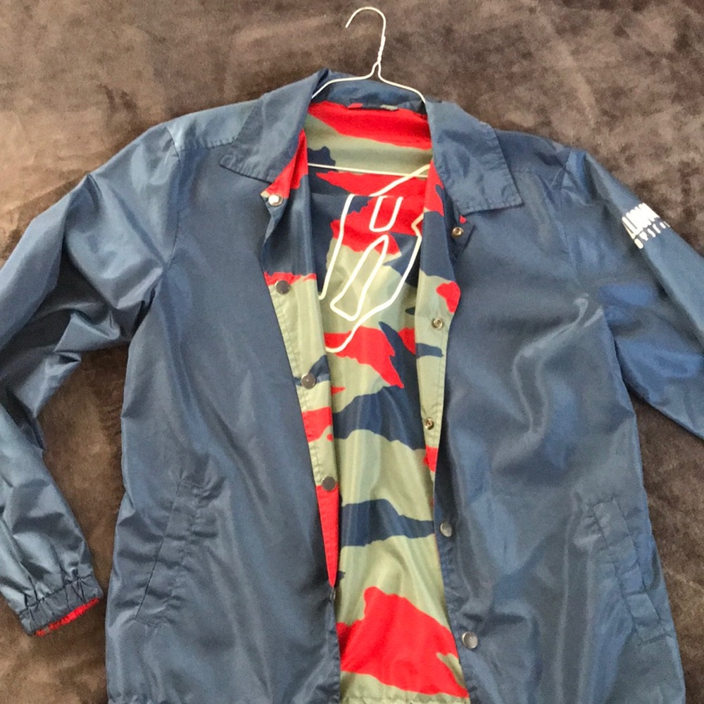 2 sided billionaire boys club wind breaker
